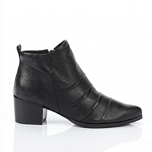 Bota Bottero Ref. 349308 Cano Curto em Couro Burnish Cor: Preto