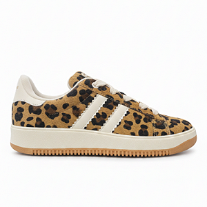 Tênis Quiz Ref. 61-1851-01 Cabedal Safari Onça/Off White