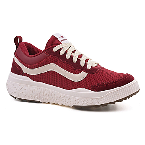 Tênis Casual Ortotenis Ref. 340 Jogger Cor: Bordo / Bege