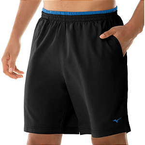 Bermuda Masculina Mizuno Tennis Master Azonoit Cor: Preto