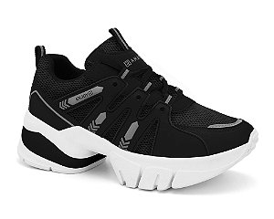 Tênis Ramarim Ref.2580132 Esportivo Cabedal Nova York / Preto
