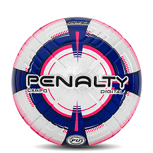 Bola de Campo Penalty Digital XXIV Cor: Branco/Rosa/Azul