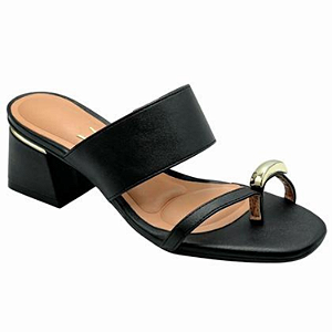 Tamanco Vizzano Ref. 6428.148 Cab. Pelica Cor: Preto