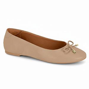 Sapatilha Vizzano Ref. 1443.100 Pelica Tira Pronta Cor: Bege