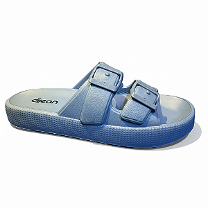 Chinelo Slide Nuvem Dijean 32930001 Cor: Jeans