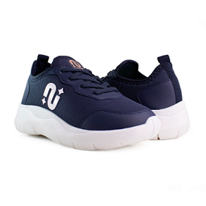 Tênis Infantil Menino Novopé Ref. 80001014 Cor: Marinho / Branco