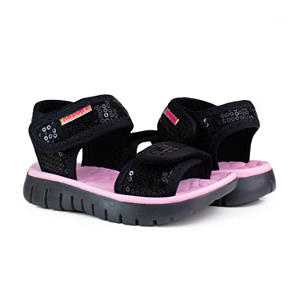 Sandália Infantil de Menina Novopé Ref. 85001509 Paete Cor: Preto