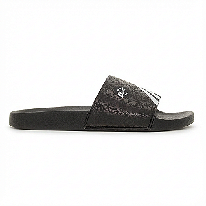 Chinelo Masculino Slide BR Sport Ref. 2258.112 Cabedal Sintético Gaspea Napoli Cor: Preto / Branco