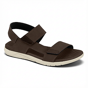 Sandália Masculina BR Sport Ref. 2282.213 Cab. Napa Moscou Milão Cor: Café