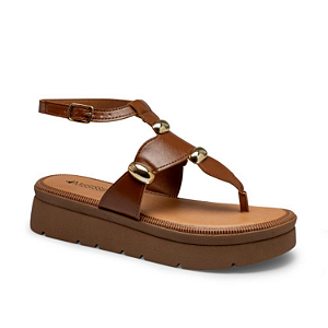 Sandália Flatform Mississipi Ref.MF991-0004 Mabli Tabaco