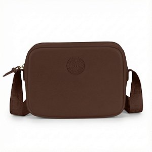 Bolsa Moleca Ref. 50007.1 Cab PVC Gorgurão Cor: Chocolate