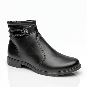 Bota Feminina Cano Curto Mississsipi Berteli Preto - J0801-0001