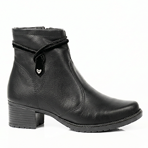 Bota Cano Curto Feminina Mississipi Bertelli Preto - J0781-0001