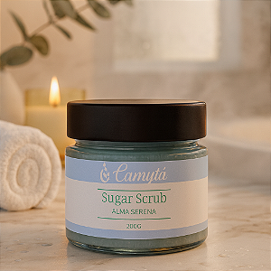Sugar Scrub Alma Serena – Esfoliante Corporal Natural | Pele renovada, macia e radiante