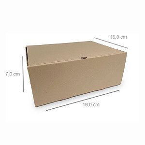 Caixa B0 cv - 20 unidades (19x16x7 cm)