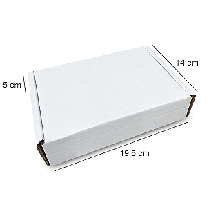 Caixa B1 branca cv - 20 unidades (19,5x14x5 cm)