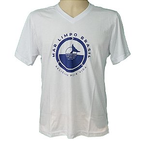 Camiseta Masculina Logo Mar Limpo