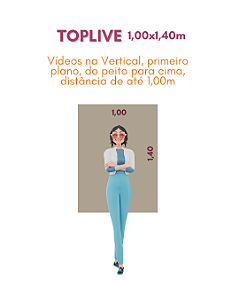 Top Live - PERSONALIZADO - 1,00x1,40m