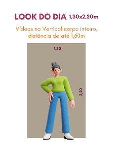 Look do Dia - PERSONALIZADO - 1,30mx2,20m