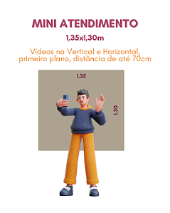 Mini Atendimento  - PERSONALIZADO  - 1,35x1,30m