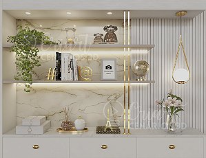 Livetube - CLT02 - Direito, mentoria, clean, elegante - 1,70x1,30m