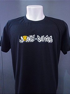Camiseta Masculina Preta Amante Dos Baixos