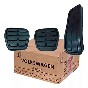Jogo Capa Pedal Pedaleira Para Quadrado Original VW