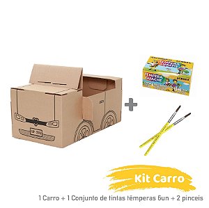 Kit Carro para Colorir