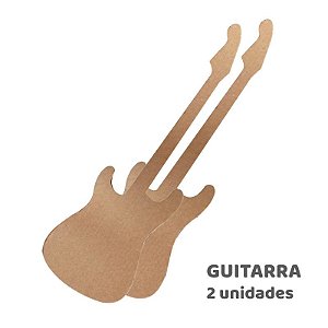 Guitarra de papelão (2 unidades) - Eu Amo Papelão