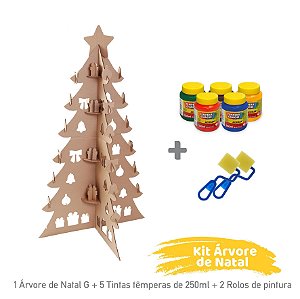 Kit Árvore de Natal Grande - Eu Amo Papelão - Eu Amo Papelão - Geração de Momentos Felizes! Kit Árvore de Natal Grande - Eu Amo Papelão - Eu Amo Papelão - Geração de Momentos Felizes!