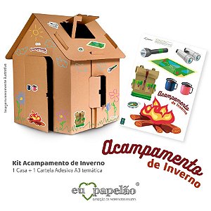 Kit Acampamento de Inverno - Eu Amo Papelão