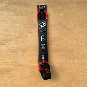 Leash Creatures 6' x 1/4" Reliance Comp 6 mm - Red/Black
