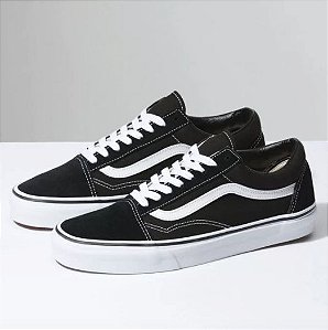 Tênis Vans Old Skool Black/White