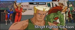 STREET FIGHTER "THE GAME" Desenho super raro dublado