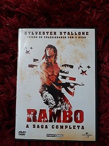 Sylvester Stallone Rambo A Saga Completa (4 Dvds ORIGINAIS) Frete Gratis