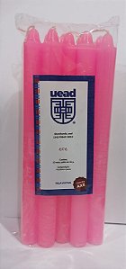 VELA PALITO - ROSA I Maço com 10 un.