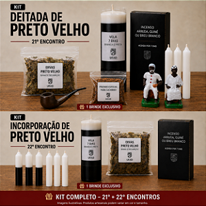 🤎 Kit Ciclo Preto Velho FPRQ - 18/08 e 01/09
