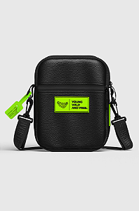 Shoulder Bag Vintage Culture Young, Wild and Free Fluo