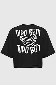 Cropped Oversized Tudo Bem Tudo Bom Vintage Culture