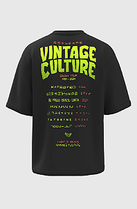 Camiseta Oversized Vintage Culture Galaxy Tour