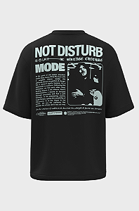 Camiseta Oversized Vintage Culture Not Disturb Mode