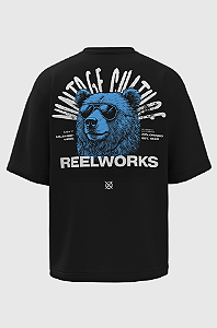 Camiseta Oversized Vintage Culture Denver Algodão Egípcio