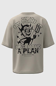 Camiseta Oversized No Plans