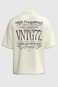 Camiseta Oversized Vintage Culture High Frequency