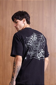 Camiseta Oversized Vintage Culture Night Away Algodão Egípcio