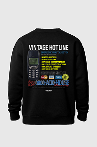 Moletom Careca Vintage Culture Hotline