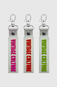 Chaveiro Emborrachado Vintage Culture Transparente