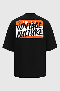 Camiseta Oversized My Name is Vintage Culture Pima