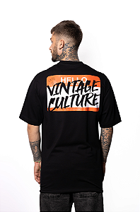 Camiseta Oversized My Name is Vintage Culture Pima