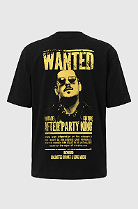 Camiseta Oversized Vintage Culture Wanted Alive Pima